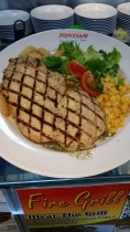 chicken chop at plaza singapura kopitiam