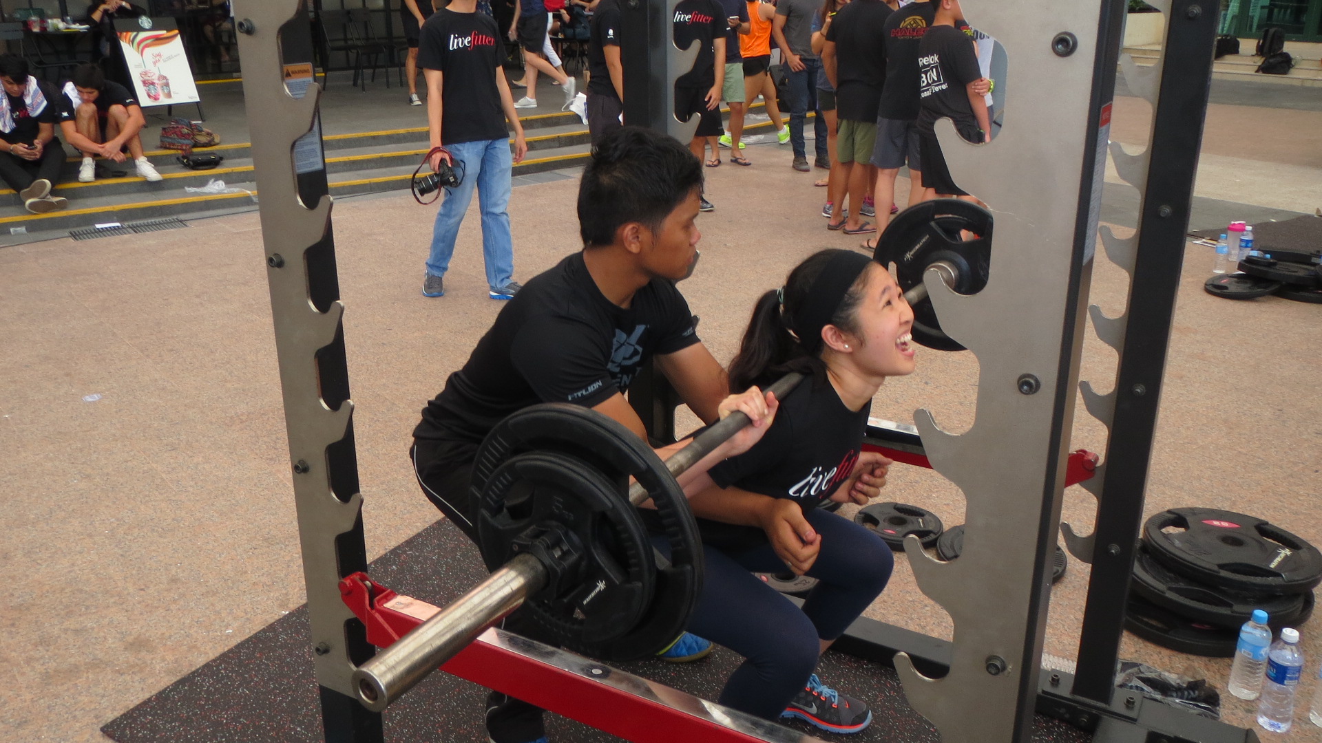 livefitter singapore squat challenge