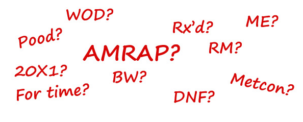 crossfitter lingo
